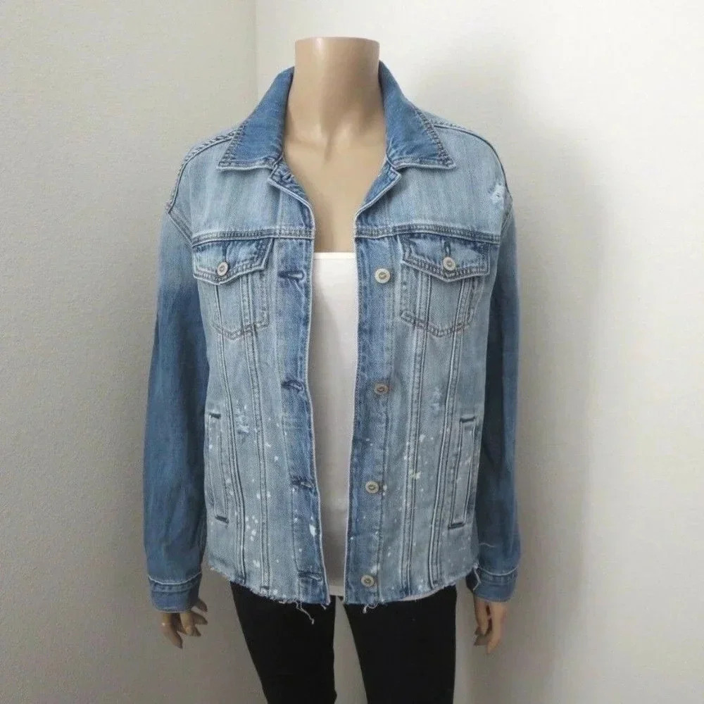 NWT Hollister Ripped Boyfriend Oversized SIze S M